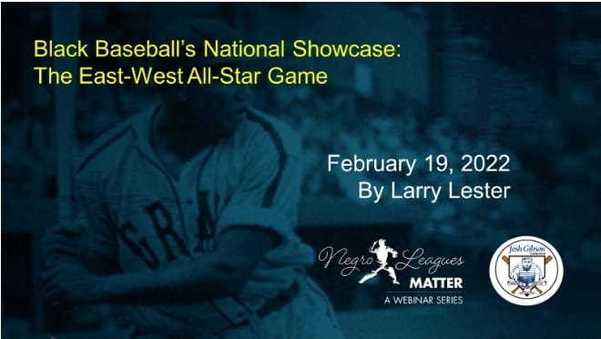 Title slide from February 2022 Josh Gibson Foundation webinar